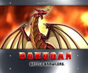 yapboz Pyrus Drago Dan Bakugan koruyucusu olduğu